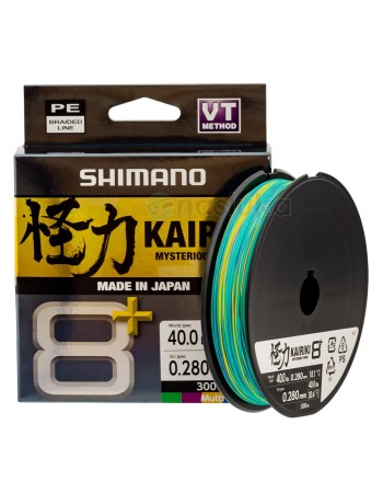 Shimano Kairiki 8+, Multi, 300 м, Плетено влакно