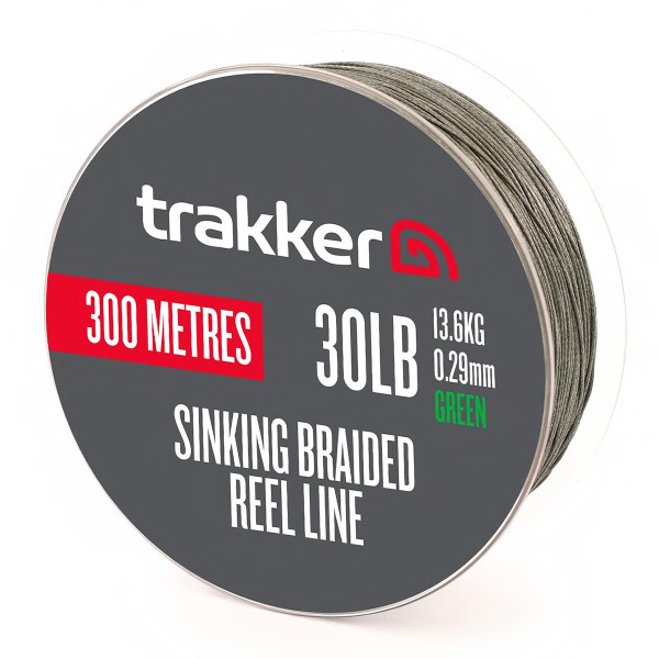 Trakker Sinking Braided Reel Line, потъващо плетено влакно, 300 м — снимка 2