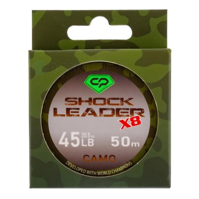 Carp Pro Shock Leader X8, Camo, Плетено влакно за шок лидери, 50 м