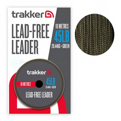 Trakker Lead-Free Leader, Green, 10 м, Безоловен лидер за шаранджийски монтажи