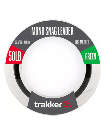 Монофилно влакно за поводи Trakker Mono Snag Leader, Green, 100 м