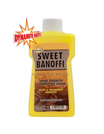 Течна добавка атрактант Dynamite Baits Liquid, 250 мл, Sweet Banoffi