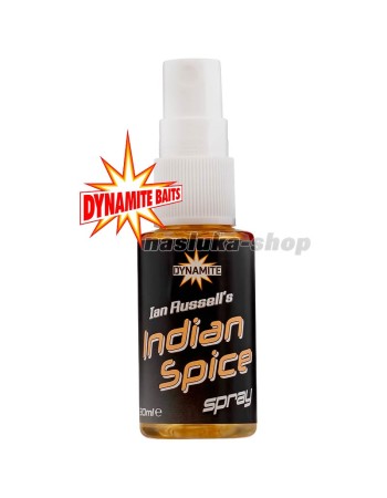 Спрей-атрактор за стръв Dynamite Baits Ian Russell's Spray 30 г, аромат Indian Spice
