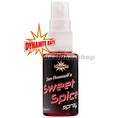 Спрей-атрактор за стръв Dynamite Baits Ian Russell's Spray 30 г, аромат Sweet Spice