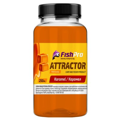 Гел Атрактор FishPro Carp & Feeder Attractor, Карамел