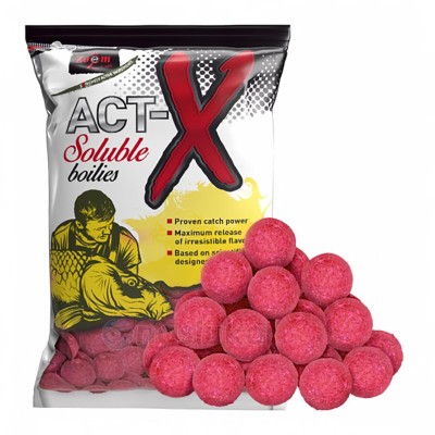 Протеинови разтворими топчета Carp Zoom Act-X Soluble Boilies, 800 г, Mulberry