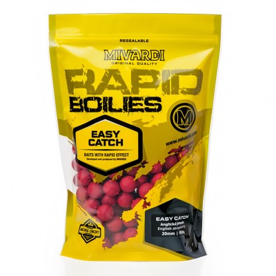 Протеинови топчета Mivardi Rapid Boilies Easy Catch, English Strawberry, 950 г