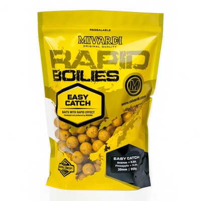Протеинови топчета Mivardi Rapid Boilies Easy Catch, Pineapple & N-Butyric, 950 г