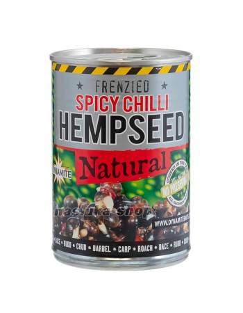 Консервиран коноп Dynamite Baits Frenzied Spicy Chilli Hempseed, Natural