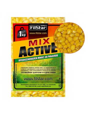 Варена царевица за риболов Filstar Mix Active, Ананас+Банан