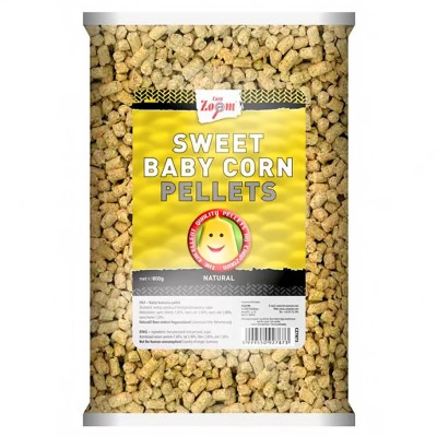 Пелети за риболов CZ Sweet Baby Corn Pellets, 800 г, Natural