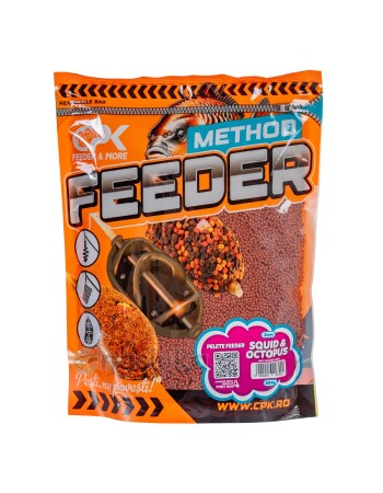 Микропелети за фидер CPK Method Mix Pellets 2 мм, Squid & Octopus