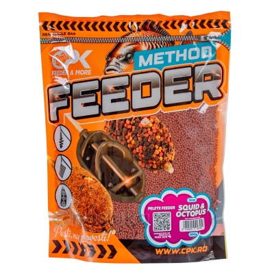 Микропелети за фидер CPK Method Mix Pellets 2 мм, Squid & Octopus