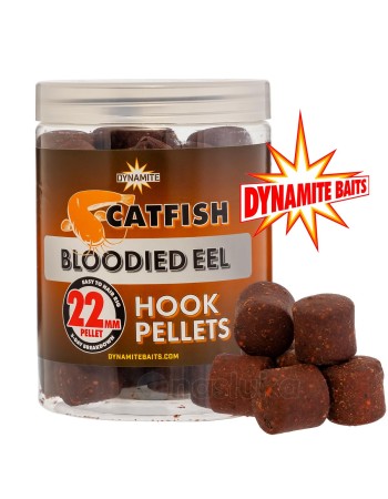 Пелети за сом Dynamite Baits Bloodied Eel Catfish Hook Pellets, 22 мм