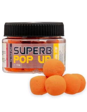 Плаващи пушещи топчета Carp Zoom Superb Pop Up, Banana-Hemp, 16 мм