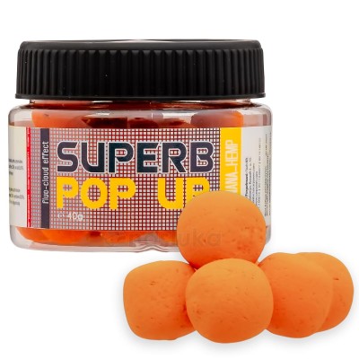 Плаващи пушещи топчета Carp Zoom Superb Pop Up, Banana-Hemp, 16 мм