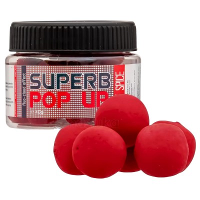 Плаващи пушещи топчета Carp Zoom Superb Pop Up, Hot Spice, 16 мм