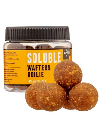 Разтворими балансирани топчета Carp Zoom Soluble Wafters Boilies, Pineapple NBC, 18 мм,