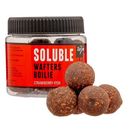 Разтворими балансирани топчета Carp Zoom Soluble Wafters Boilies, 22 мм, Strawberry-Fish