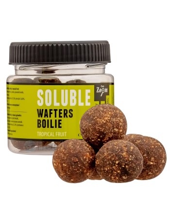 Разтворими балансирани топчета Carp Zoom Soluble Wafters Boilies, Tropical Fruit, 18 мм,