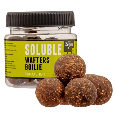 Разтворими балансирани топчета Carp Zoom Soluble Wafters Boilies, 22 мм, Tropical Fruit