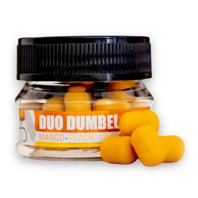 Балансирани дъмбели Duo Dumbel Wafters 8х12 мм, Mango-Peach