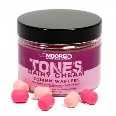 Балансирани дъмбели CC Moore Tones Wafters, 10x14 мм, Dairy Cream