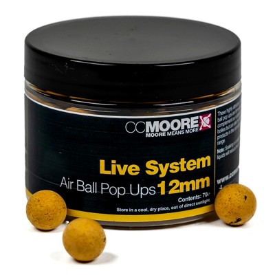Плаващи топчета CC Moore Live System Air Ball Pop Ups, 12 мм