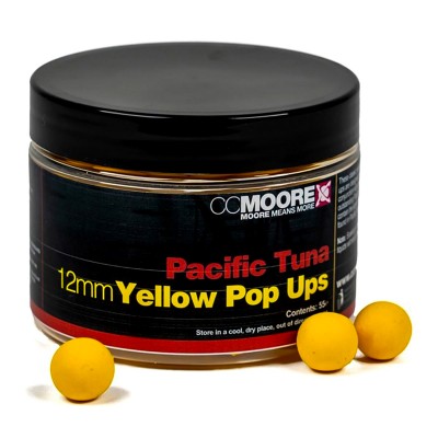 Плаващи топчета CC Moore Pacific Tuna 14 мм, Yellow Pop Ups