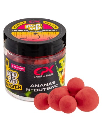 Плаващи топчета CPK Pop-Up Master 3D, 10-14 мм, Ananas-N-Butiryc