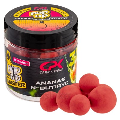 Плаващи топчета CPK Pop-Up Master 3D, 10-14 мм, Ananas-N-Butiryc