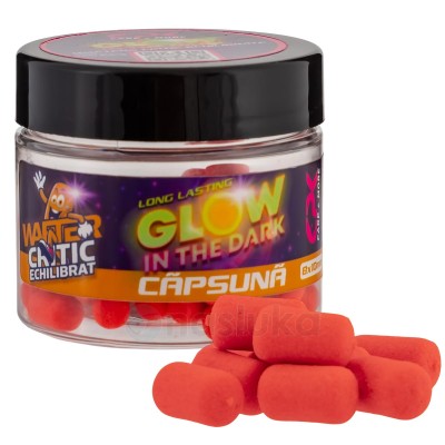 Балансирани дъмбели CPK Wafter Critic Glow in the Dark, 8x10 мм, Strawberry