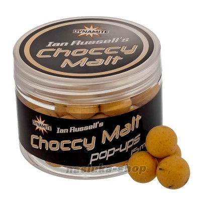 Плаващи топчета Dynamite Ian Russell's Pop Ups, 15 мм, Choccy Malt