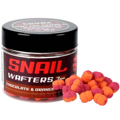 Вафтери за метод фидер Madix Snail Wafters 7 мм, Chocolate Orange