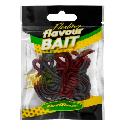 Изкуствена плаваща стръв, земен червей Formax Worm Thin, Brown Salmon, 10 бр.