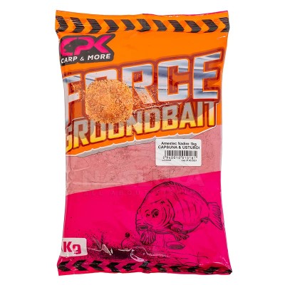Захранка CPK Force Groundbait Capsuna & Usturoi/Ягода-Чесън, 1 кг