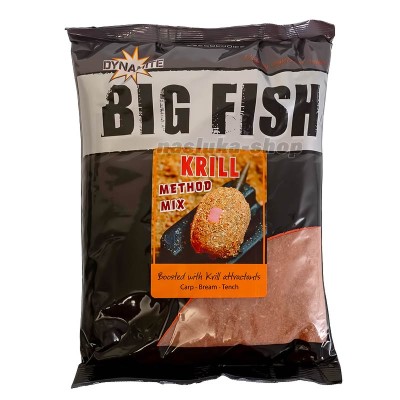 Захранка Dynamite Baits Groundbait Big Fish, Krill Method Mix, 1.8 кг