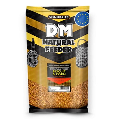 Фидер захранка Sonubaits DM Natural Feeder Biscuit-Corn