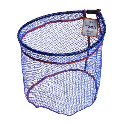 Глава за кеп с гумирана мрежа Daiwa N'Zon Rubber Mesh Landing Net