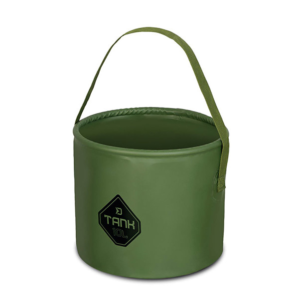 Кръгла сгъваема кофа Delphin TANK, 10 л — снимка 1