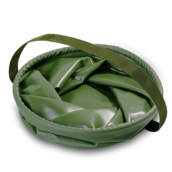 Кръгла сгъваема кофа Delphin TANK, 10 л — снимка 2