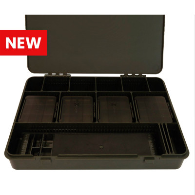 Голяма шаранджийска кутия Sonik LokBox Large Loaded Box
