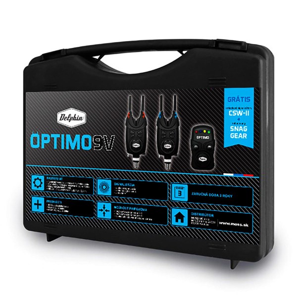 Комплект шаранджийски сигнализатори и обтегачи Delphin Optimo 9V 2+1 — снимка 5