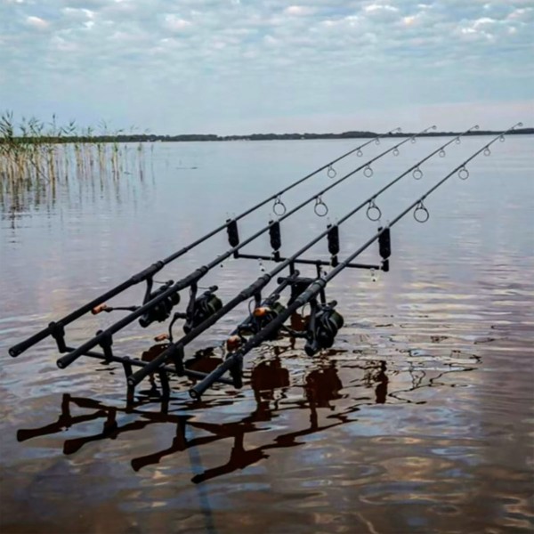 Шаранска стойка за 4 въдици Sonik STANZ 4 Rod Pod — снимка 6