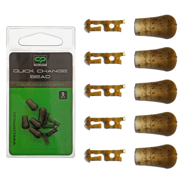 Бързи връзки за фидер Carp Pro Delight Quick Change Bead, 5 бр. — снимка 1