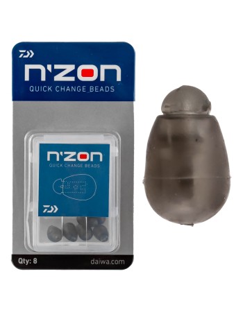 Мъниста, бързи връзки за фидер Daiwa N'Zon Quick Change Beads, 8 бр.