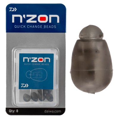 Мъниста, бързи връзки за фидер Daiwa N'Zon Quick Change Beads, 8 бр.