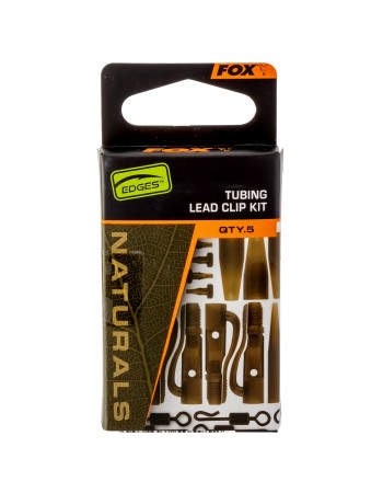 Аксесоари за шаранджийски монтажи Fox Tubing Lead Clip Kit, Naturals, 5 бр.