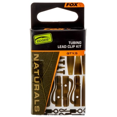 Аксесоари за шаранджийски монтажи Fox Tubing Lead Clip Kit, Naturals, 5 бр.