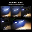 Водоустойчив USB LED челник със сензор за движение 001-1 - за риболов и къмпинг